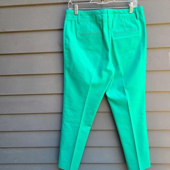 Larry Levine Green Cotton Blend Pants size 10 NWOT! - Picture 3 of 7